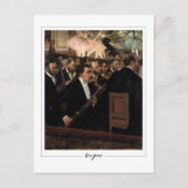 Edgar Degas #12 - Kunstmatig Briefkaart (Voorkant)