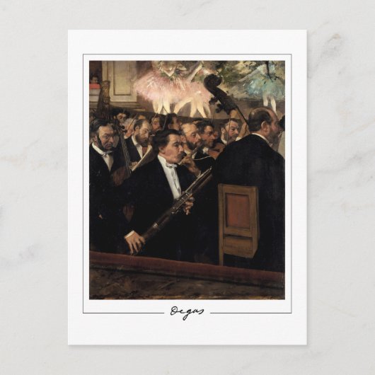 Edgar Degas #12 - Kunstmatig Briefkaart (Voorkant)