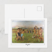 Edgar Degas #139 - Kunstansichtkaart Briefkaart (Voorkant / Achterkant)