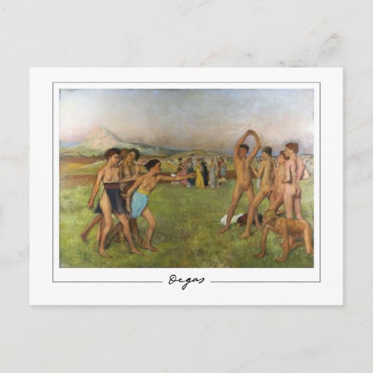 Edgar Degas #139 - Kunstansichtkaart Briefkaart (Voorkant)