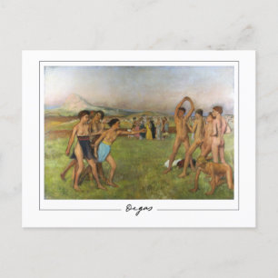 Edgar Degas #139 - Kunstmatig Briefkaart