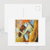 Edgar Degas #13-2 - Kunst Postkaart (Voorkant / Achterkant)