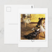 Edgar Degas #152-2 - Kunstkaart Briefkaart (Voorkant / Achterkant)