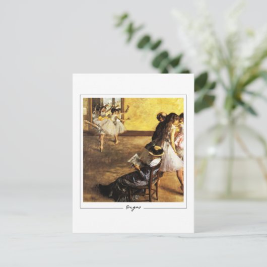 Edgar Degas #152-2 - Kunstmatig Briefkaart (Staand voorkant)
