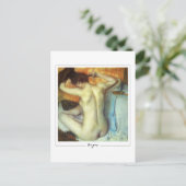 Edgar Degas #17 - Kunstmatig Briefkaart (Staand voorkant)