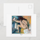 Edgar Degas #19-2 - Kunstansichtkaart Briefkaart (Voorkant / Achterkant)