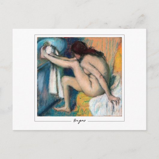 Edgar Degas #19-2 - Kunstansichtkaart Briefkaart (Voorkant)