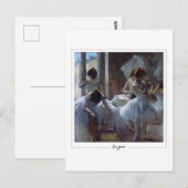 Edgar Degas #1 - Kunstansichtkaart Briefkaart (Voorkant / Achterkant)