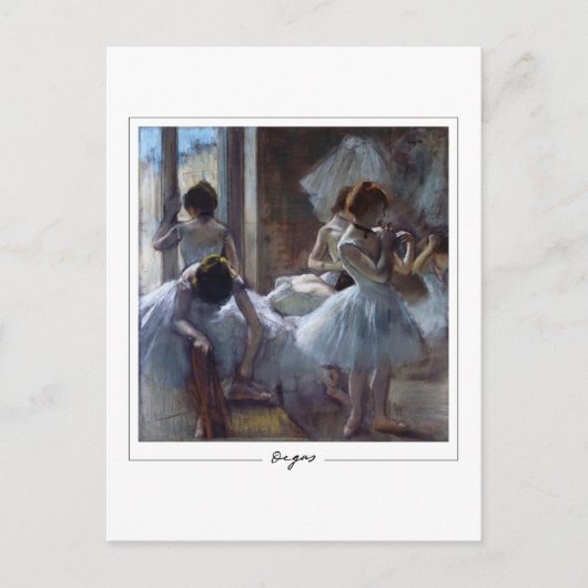 Edgar Degas #1 - Kunstansichtkaart Briefkaart (Voorkant)