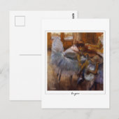 Edgar Degas #201-2 - Kunstkaart Briefkaart (Voorkant / Achterkant)