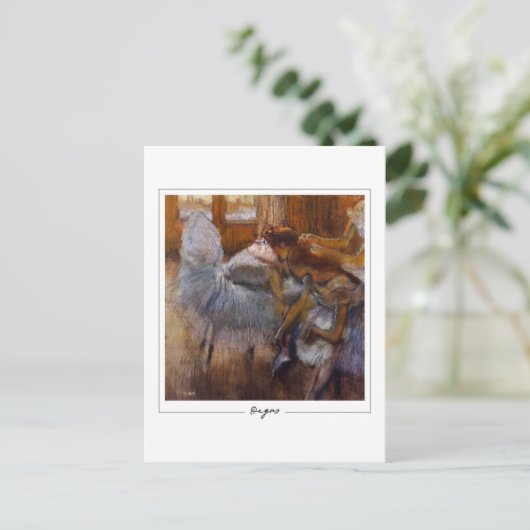 Edgar Degas #201-2 - Kunstmatig Briefkaart (Staand voorkant)