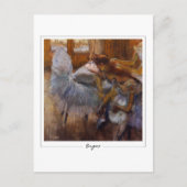 Edgar Degas #201-2 - Kunstmatig Briefkaart (Voorkant)