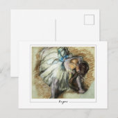 Edgar Degas #20-2 - Kunstansichtkaart Briefkaart (Voorkant / Achterkant)