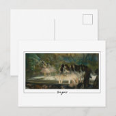 Edgar Degas #21-2 - Kunst Postkaart (Voorkant / Achterkant)