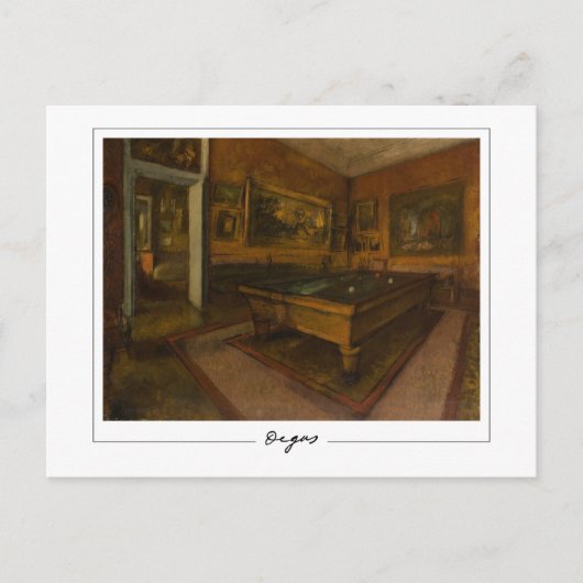 Edgar Degas #24-2 - Kunstmatig Briefkaart (Voorkant)