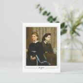 Edgar Degas #25-2 - Kunstmatig Briefkaart (Staand voorkant)