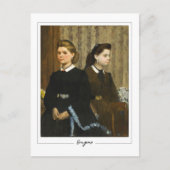 Edgar Degas #25-2 - Kunstmatig Briefkaart (Voorkant)