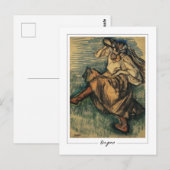 Edgar Degas #285-2 - Kunstansichtkaart Briefkaart (Voorkant / Achterkant)