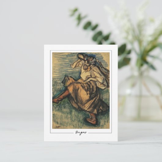 Edgar Degas #285-2 - Kunstmatig Briefkaart (Staand voorkant)