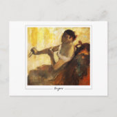 Edgar Degas #300-2 - Kunstmatig Briefkaart (Voorkant)