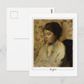 Edgar Degas #328-2 - Kunstkaart Briefkaart (Voorkant / Achterkant)