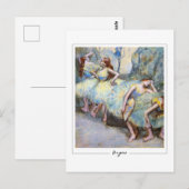 Edgar Degas #337-2 - Kunstkaart Briefkaart (Voorkant / Achterkant)