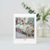 Edgar Degas #337-2 - Kunstmatig Briefkaart (Staand voorkant)