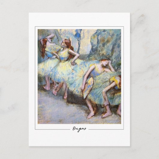 Edgar Degas #337-2 - Kunstmatig Briefkaart (Voorkant)