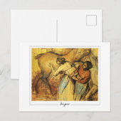 Edgar Degas #341-2 - Kunstansichtkaart Briefkaart (Voorkant / Achterkant)