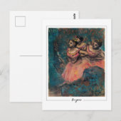 Edgar Degas #37 - Kunst Postkaart (Voorkant / Achterkant)