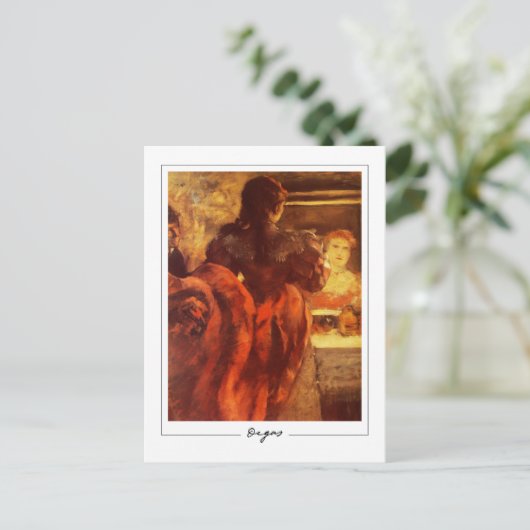 Edgar Degas #399-2 - Kunstmatig Briefkaart (Staand voorkant)
