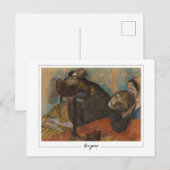 Edgar Degas #408-2 - Kunstkaart Briefkaart (Voorkant / Achterkant)