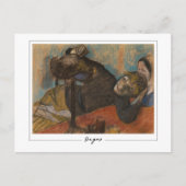 Edgar Degas #408-2 - Kunstmatig Briefkaart (Voorkant)