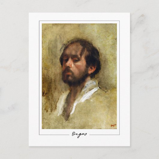 Edgar Degas #411-2 - Kunstmatig Briefkaart (Voorkant)