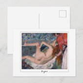 Edgar Degas #5 - Fine Art Briefkaart (Voorkant / Achterkant)