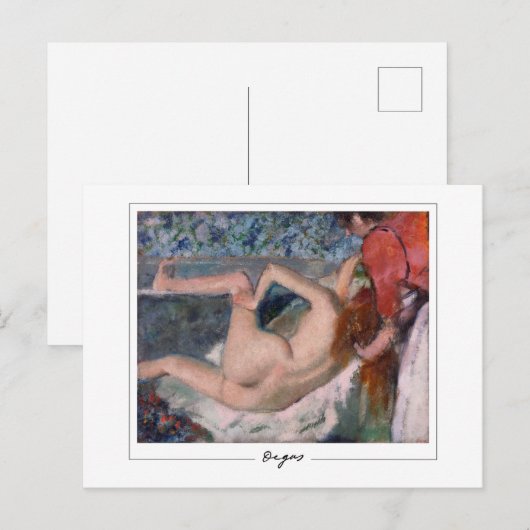 Edgar Degas #5 - Fine Art Briefkaart (Voorkant / Achterkant)
