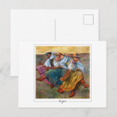 Edgar Degas #6-2 - Kunstansichtkaart Briefkaart (Voorkant / Achterkant)
