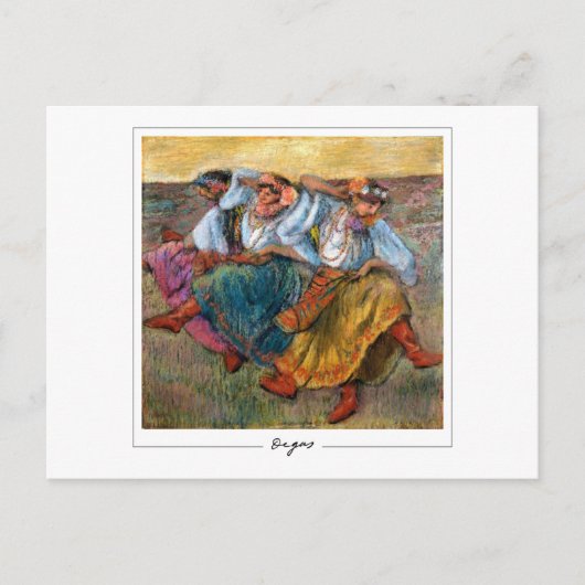 Edgar Degas #6-2 - Kunstansichtkaart Briefkaart (Voorkant)