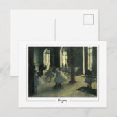 Edgar Degas #7-2 - Kunstkaart Briefkaart (Voorkant / Achterkant)