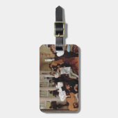 EDGAR DEGAS- A cotton kantoor in New Orleans 1873 Bagagelabel (Voorkant verticaal)