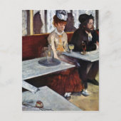 Edgar Degas - Absinthe Briefkaart (Voorkant)