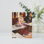 Edgar Degas - Absinthe Drinkers Briefkaart (Staand voorkant)