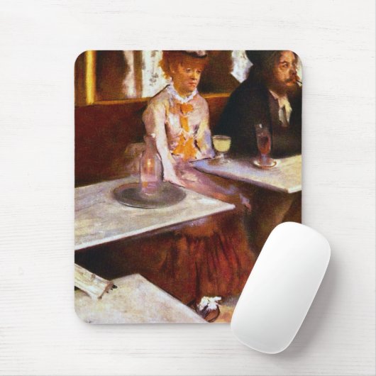 Edgar Degas - Absinthe Drinkers Muismat (Met muis)