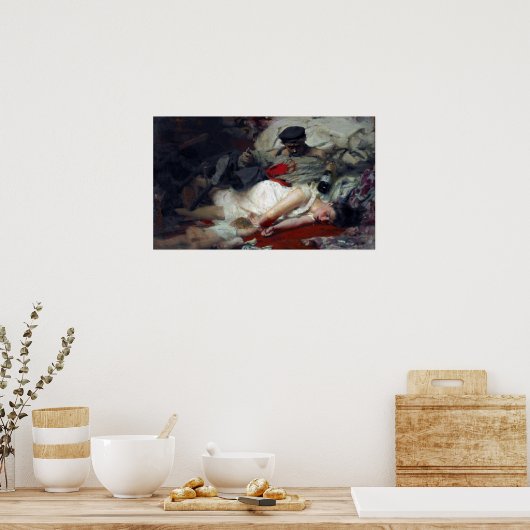 Edgar Degas Absinthe Poster (Keuken)