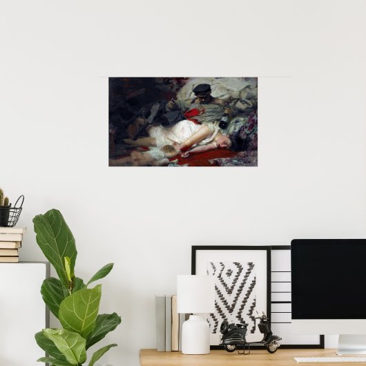 Edgar Degas Absinthe Poster (Thuiskantoor)