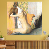 Edgar Degas After the Bath, Woman Drying Neck Canvas Afdruk (Insitu (Woonkamer))