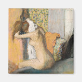 Edgar Degas After the Bath, Woman Drying Neck Magneet (Voorkant)