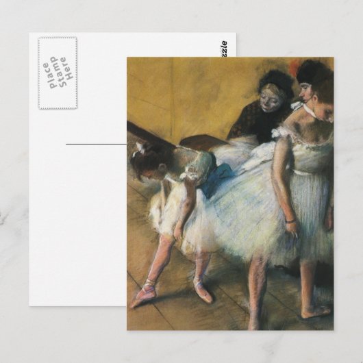 Edgar Degas Art Briefkaart (Voorkant / Achterkant)