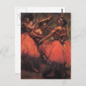 Edgar Degas Art Briefkaarten (Voorkant / Achterkant)