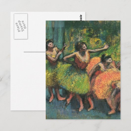 Edgar Degas Ballerina Briefkaarten (Voorkant / Achterkant)